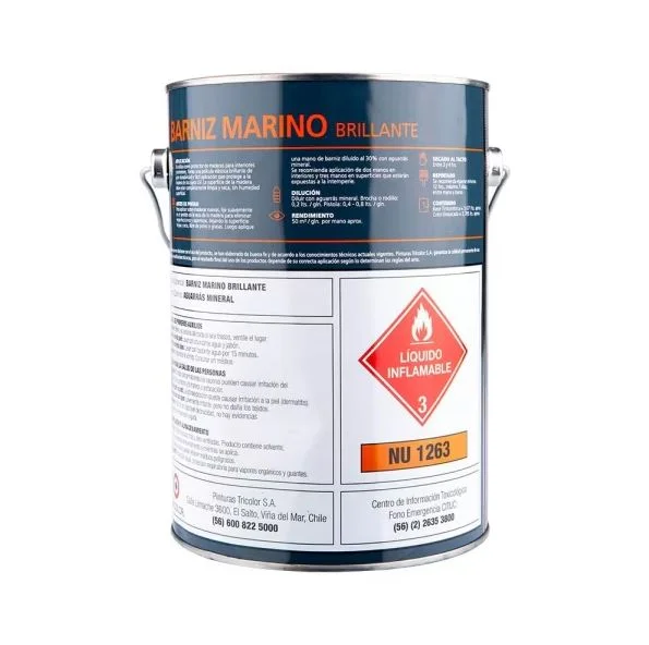 barniz marino caoba 1 gl tricolor - Imagen 3