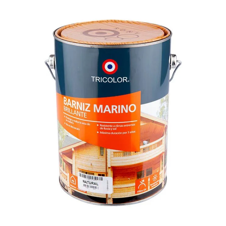barniz marino natural 1/4 gl tricolor - Imagen 2
