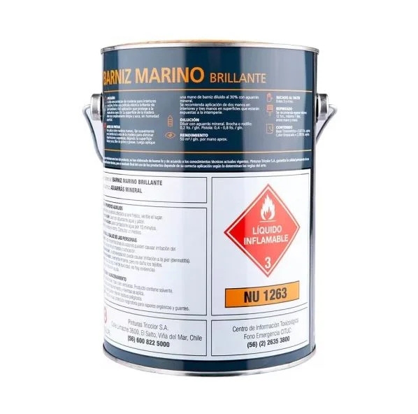 barniz marino roble 1/4 gl tricolor - Imagen 3