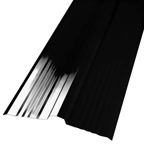 caballete teja continua lcs pp 0.4x408x3000 negro