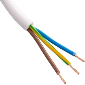 cordon mediado 500v h05vv-f   3x0,75mm  gris