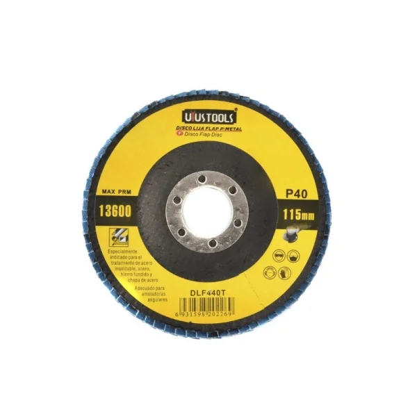 disco lija flap acero 115mm za60