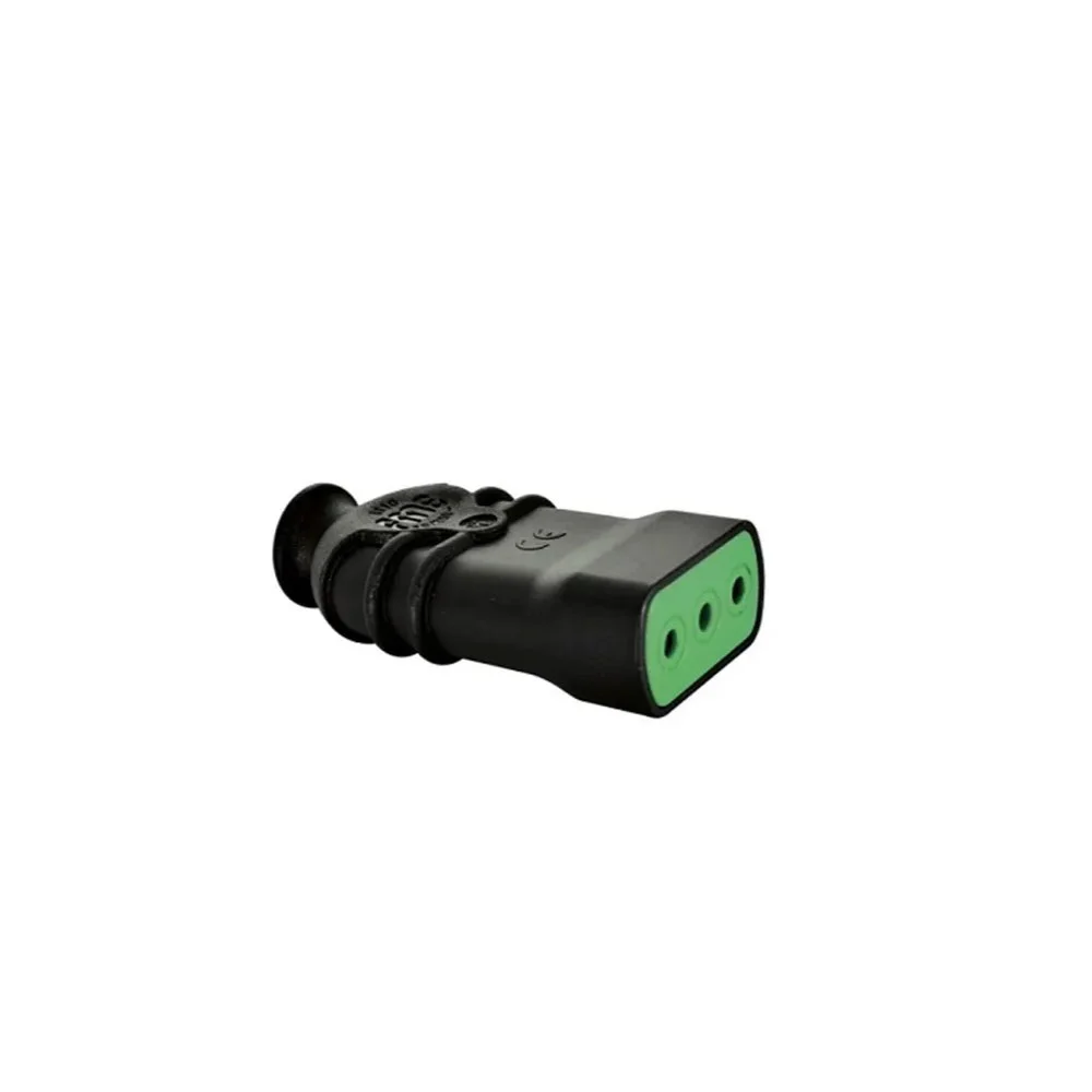 enchufe hembra volante 2p+t 10a 250v p11 negro