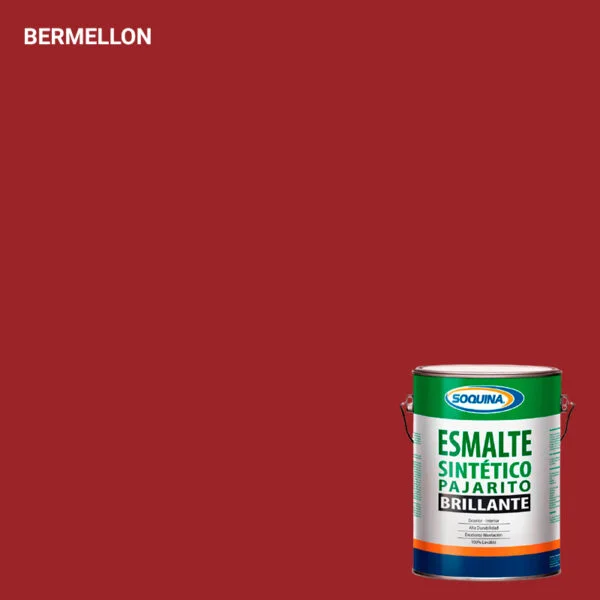 esmalte sintetico bermellon 1/4gl - Imagen 2