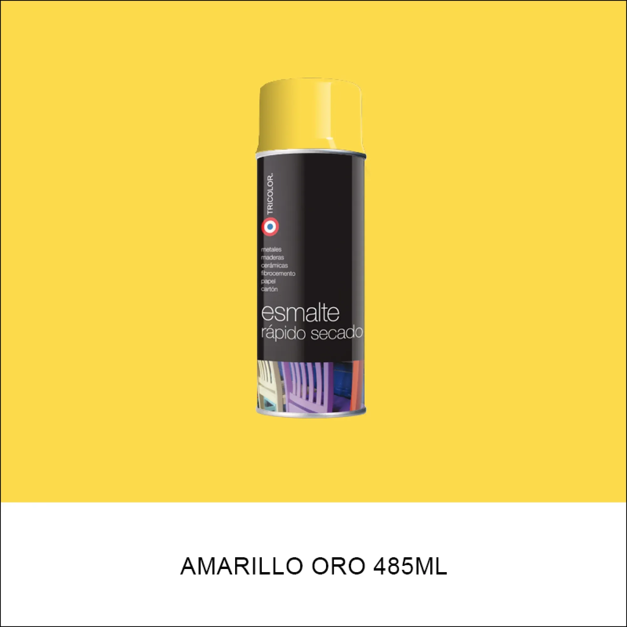 esmalte spray amarillo oro - Imagen 2