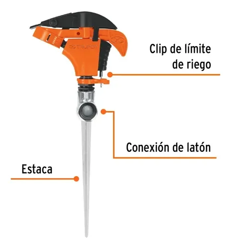 estaca universal aspersor truper 1010366 - Imagen 2
