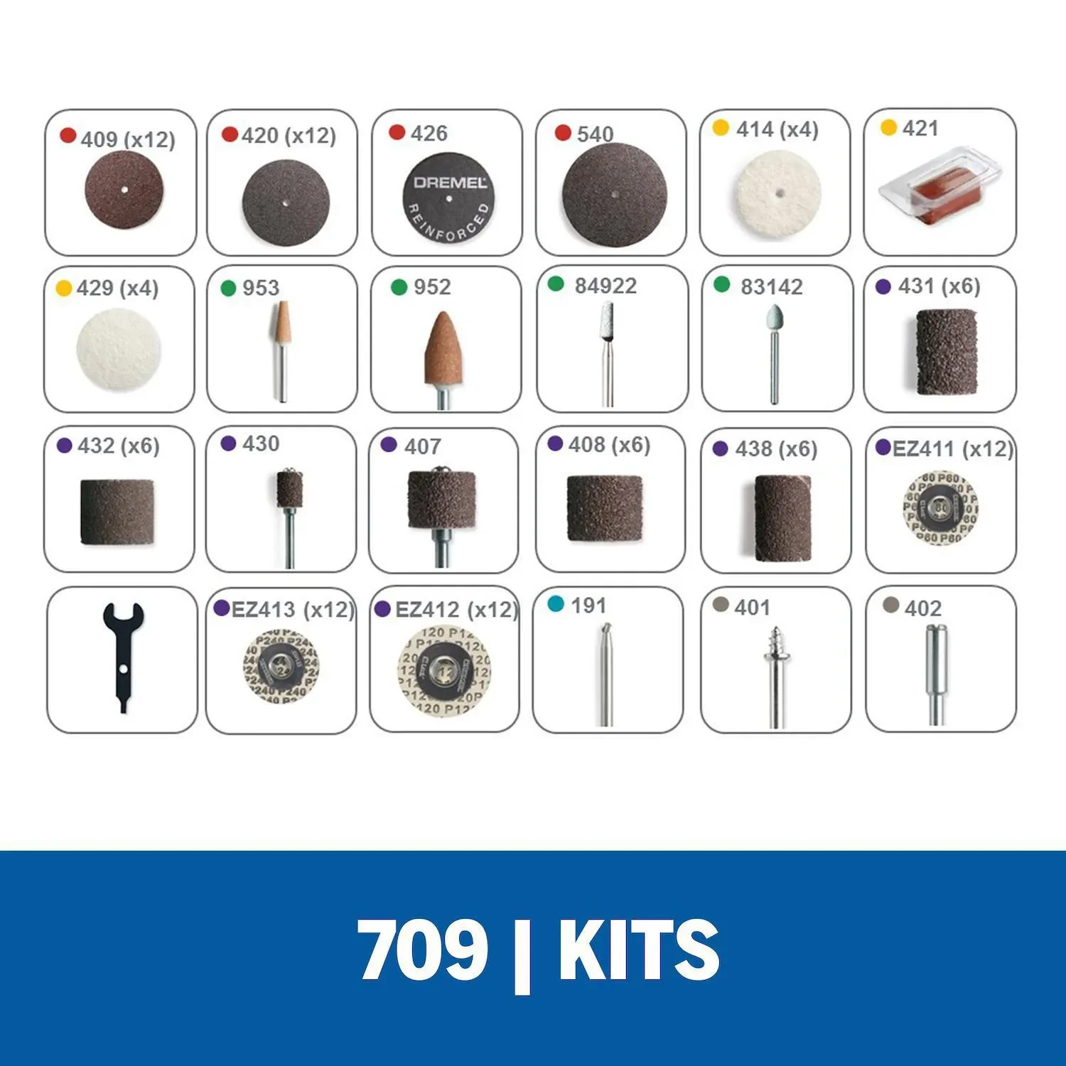 kit 110 acc multiuso dremel - Imagen 5