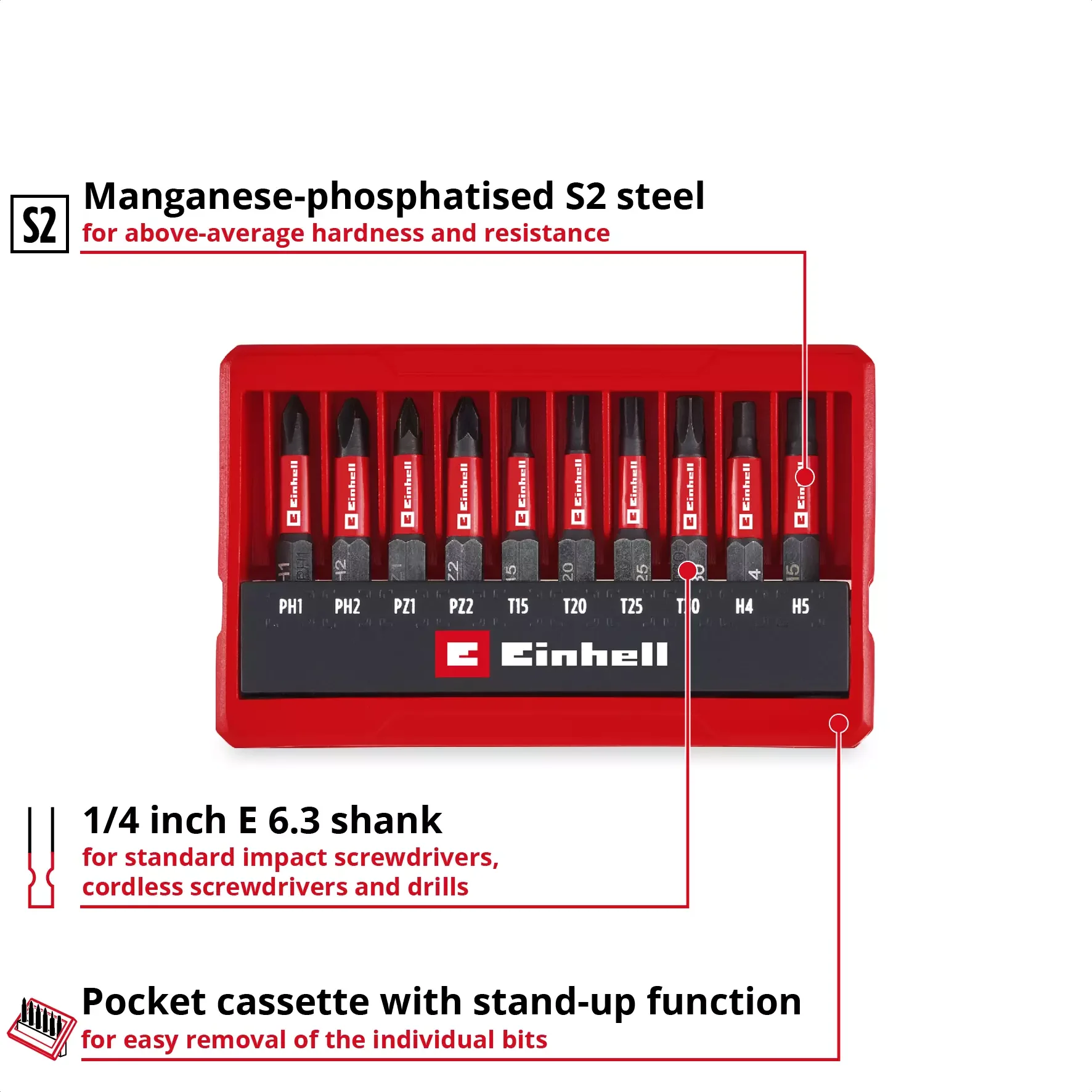 set 10 puntas combinadas impact 49118653 - Imagen 3