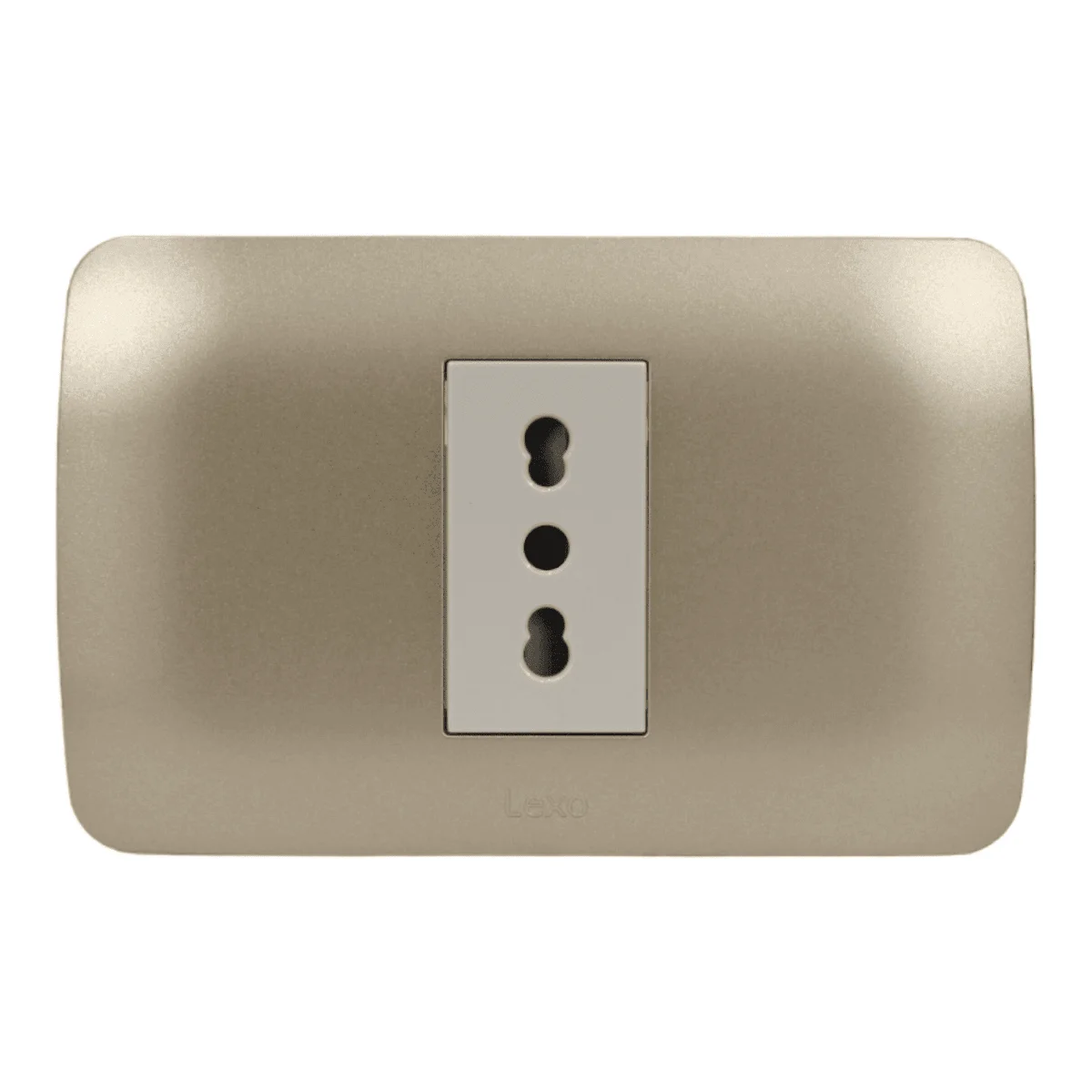 toma simple 10/16a beige titanio 5380144e - Imagen 2