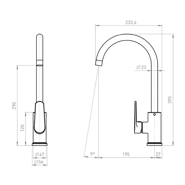 Monomando Lavaplato Illinois Plumber - Imagen 4