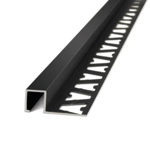 perfil quadra 12mm negro mate 2,5m 1711 atrim
