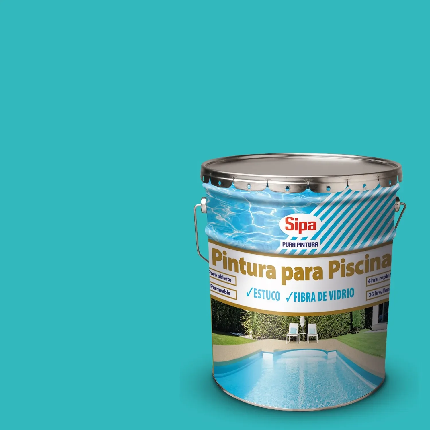pintura piscina sipa celeste 4gl 42604630 - Imagen 2