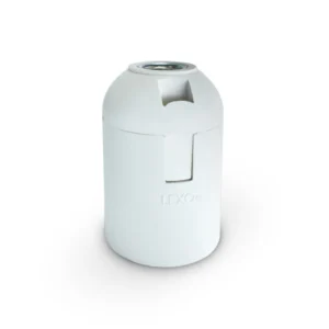 portalampara termoplastico e-27 blanco 4a 250v