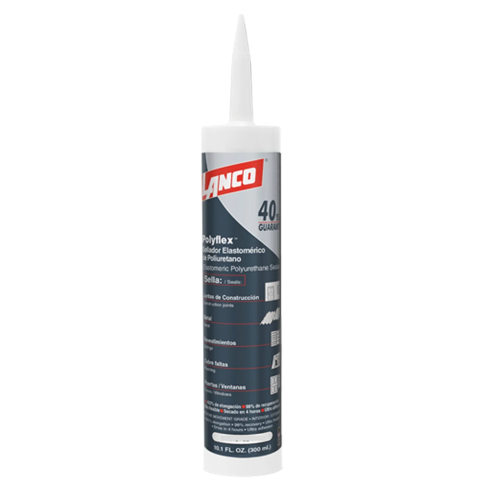 poliuretano polyflex negro ml lanco cc347-18