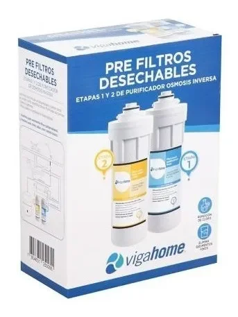 2 pre filtros pp 5 micras y filtro carbon block - Imagen 2