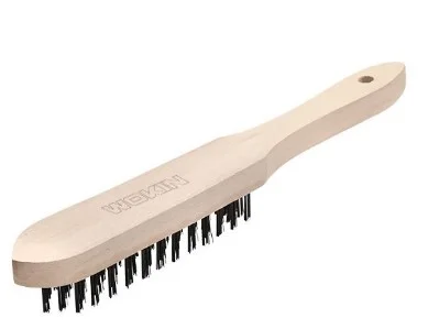 escobilla de acero con mango 3 lineas 323503