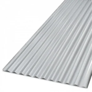 Plancha De Zinc Acanalado 0,35X3,00