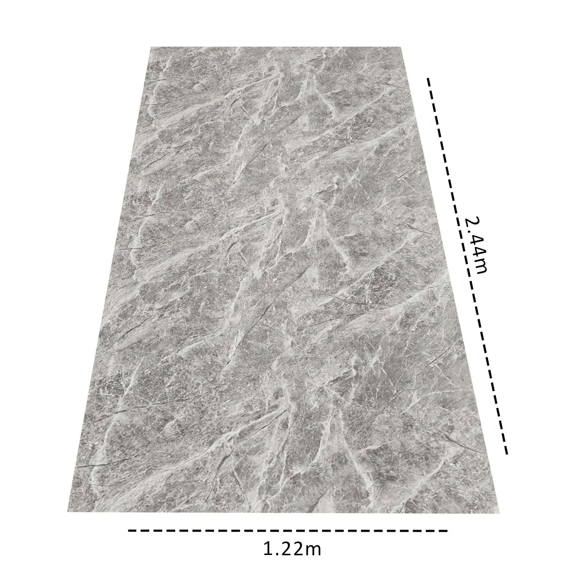 Revestimiento plancha PVC mármol Gris122 x 244 x 3mm - Imagen 4